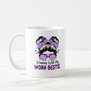 Twinning With My Work Bestie Best Friend Spirit We Coffee Mug