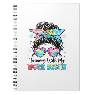 Twinning With My Work Bestie Best Friend Spirit We Notebook