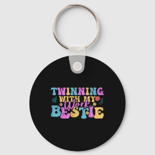 Twinning With My Work Bestie – Spirit Week Best Fr Key Ring
