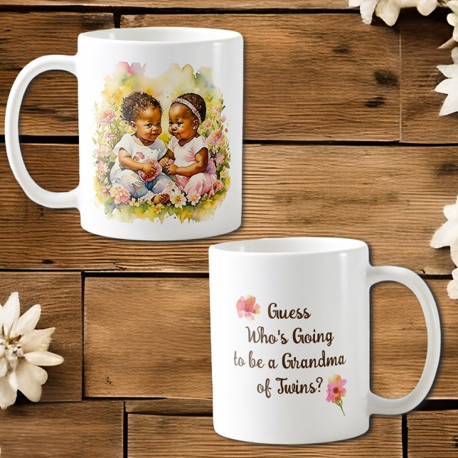 Twins Announcement | Pregnancy Announcement Coffee Mug (Creator Uploaded)