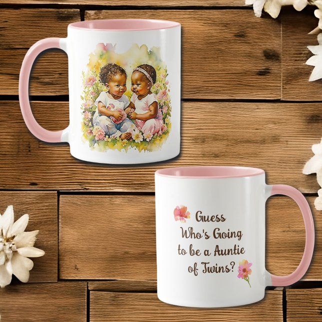Twins Announcement | Pregnancy Announcement Mug (Creator Uploaded)