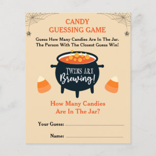 Twins are Brewing Halloween Candy Guessing Game