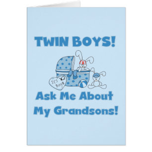 Twins-Ask About My Grandsons Tshirts and Gifts