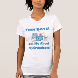 Twins-Ask About My Grandsons Tshirts and Gifts