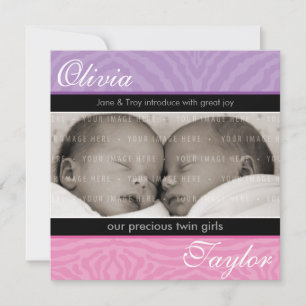 TWINS BABY ANNOUNCEMENT :: harmony