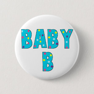 Twins Baby B Brights 6 Cm Round Badge