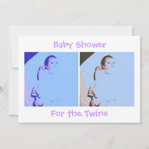 Twins Baby Shower Invitation