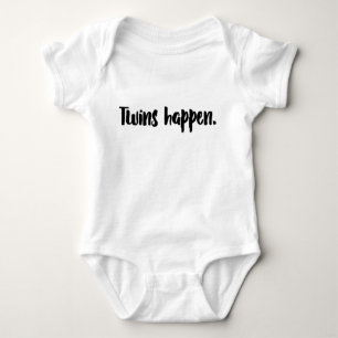 Twins bodysuit, twins shirt, twins baby gift baby bodysuit
