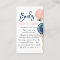 Twins Bring a book enclosure card