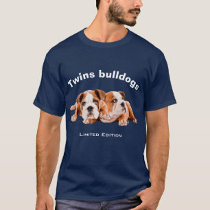 Twins bulldogs Limited Edition for him dark blue T-Shirt