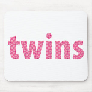 TWINS COLLECTION - girls {pink} Mouse Pad