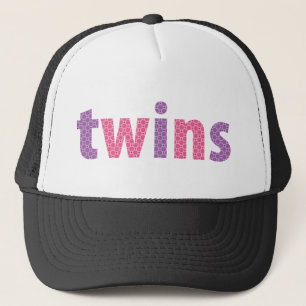 TWINS COLLECTION - girls {violet + pink} Trucker Hat
