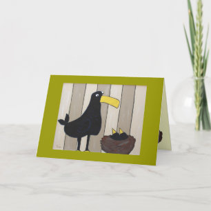 Twins congratulations birth card