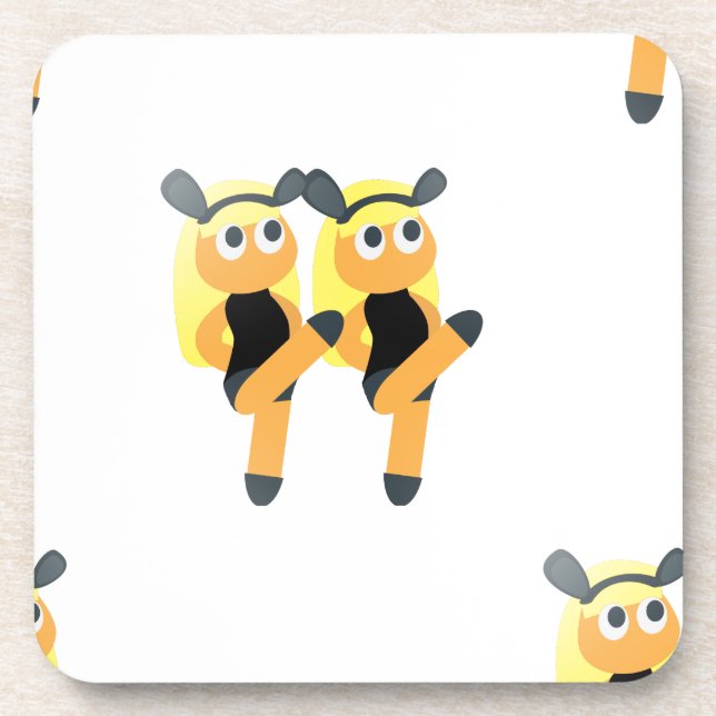 twins emoji coaster (Front)