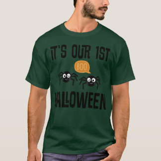 Twins First Halloween family T-Shirt