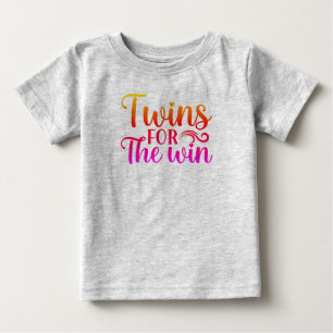 Twins for the Win  Baby T-Shirt