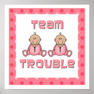 Twins Girls Poster