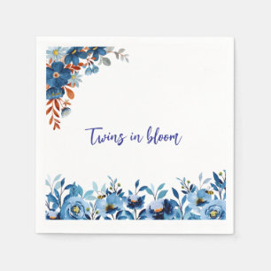 Twins in Bloom Napkin