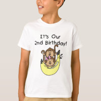 Twins Monkey Boy and Girl 2nd Birthday