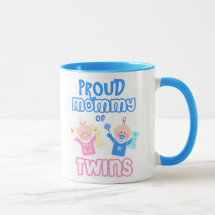 Twin's Mum Mother's Day Twin Boy & Girl Mug