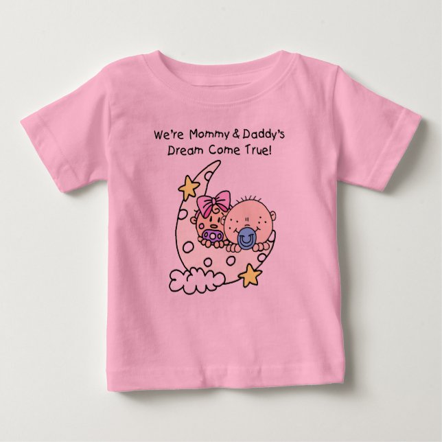 Twins Mummy and Daddy's Dream T-shirt (Front)