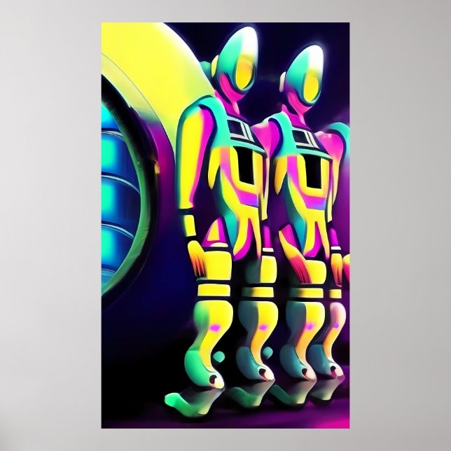 Twins of Meta-Evil Ken Gauge Surrealism Poster (Front)