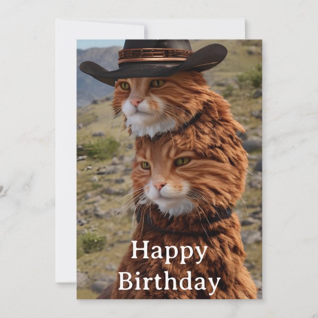 Twins of Whiskers: Unbreakable Bond Holiday Card (Front)