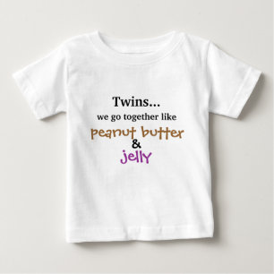 Twins - Peanut Butter & Jelly Baby T-Shirt