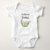 Twins Peas in a Pod  First Birthday