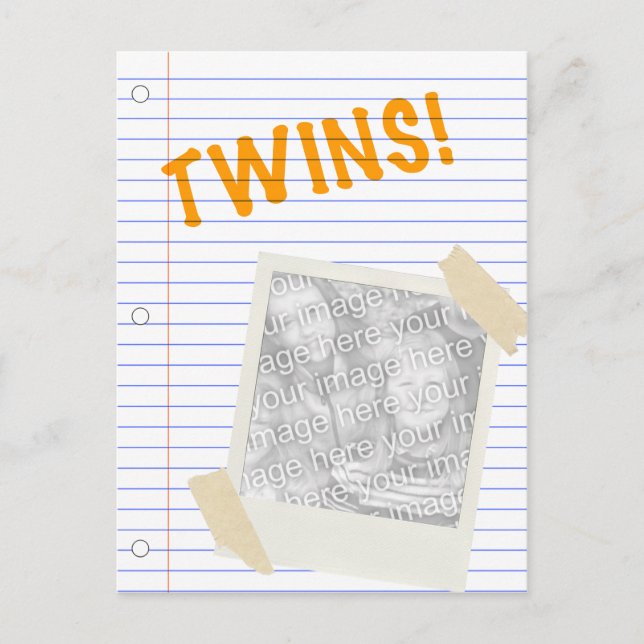 twins postcard (Front)