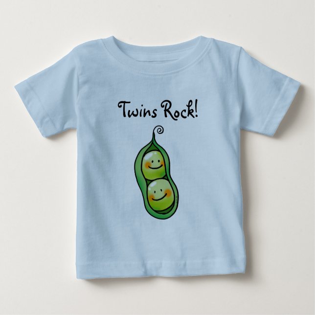 Twins rock baby T-Shirt (Front)