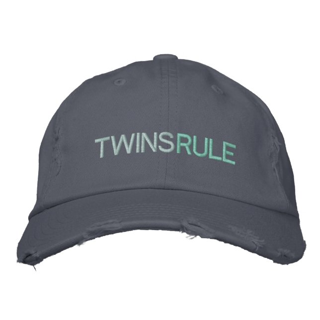 TWINS RULE EMBROIDERED HAT (Front)