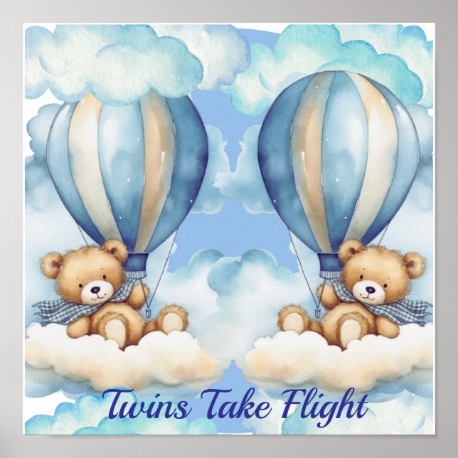 Twins Take Flight Poster (Front)