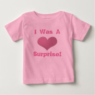 Twins Tripplets I Was A Surprise etc I Was Not etc Baby T-Shirt