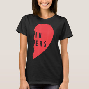 Twins   Twin Sisters Heart Matching T-Shirt