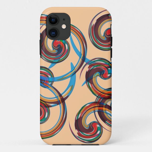 Twirl Case-Mate iPhone Case (Back)