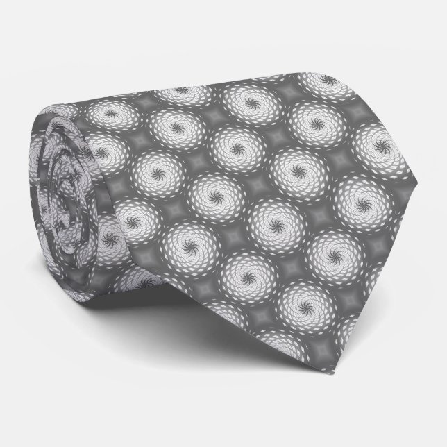 Twirl Pattern Dot Tie (Rolled)