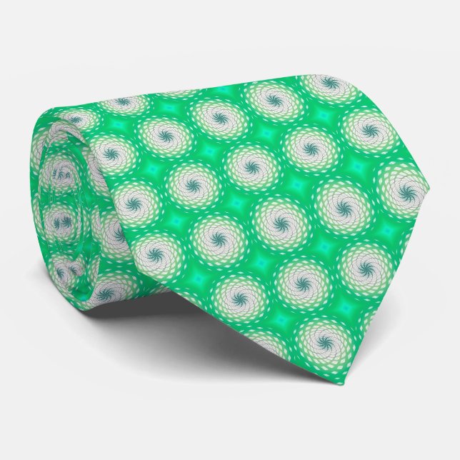 Twirl Pattern Dot Tie (Rolled)