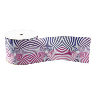 Twirl Pink Purple Grosgrain Ribbon