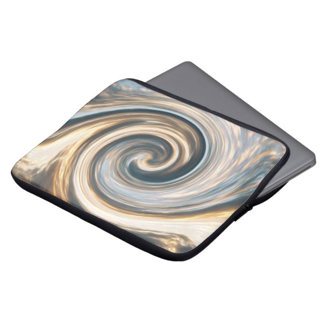 Twirled Clouds...... Laptop Sleeve (Front Top)