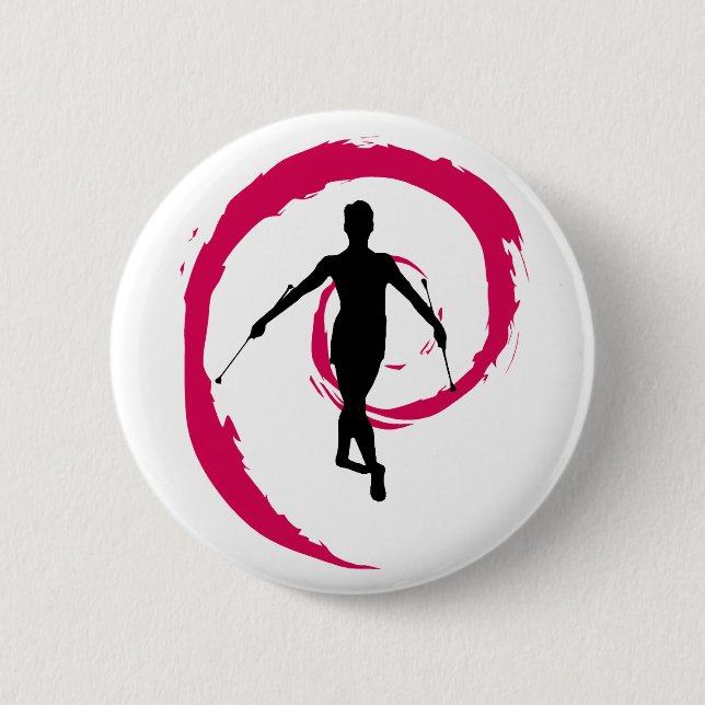TWIRLER STAR/SWIRL PINK/BLACK PIN (Front)