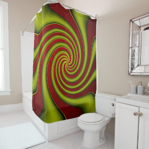 Twirlin' Leaf...... Shower Curtain