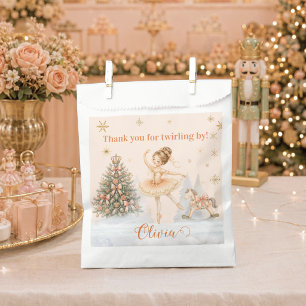 Twirling Ballerina Nutcracker Sweet One Birthday Favour Bag