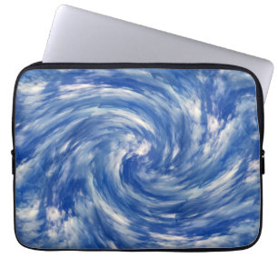 Twirling clouds...... laptop sleeve