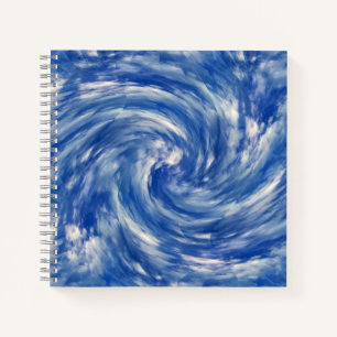 Twirling clouds...... notebook
