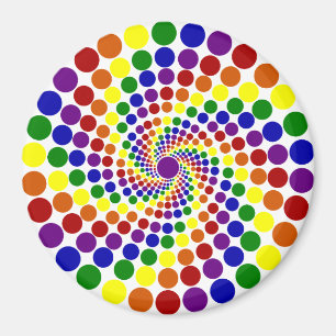Twirling Colour Wheel Magnet