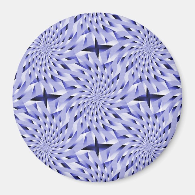 Twirls en Bleu...... Magnet (Front)
