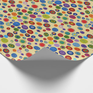 Twirly Party Dots Wrapping Paper
