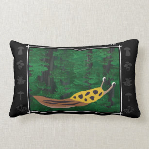 TWIS Pillow: Blair's Animal Corner Banana Slug Lumbar Cushion