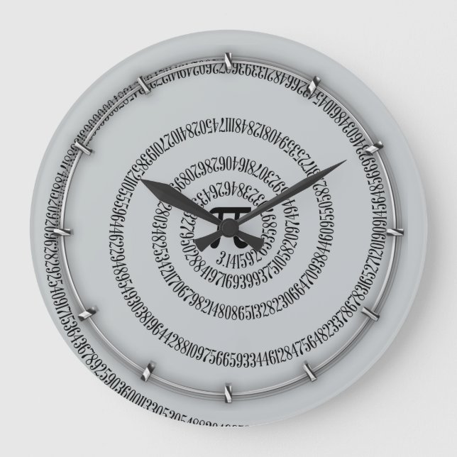 Twist for Pi Click Customize to Change Grey Color Large Clock (Front)